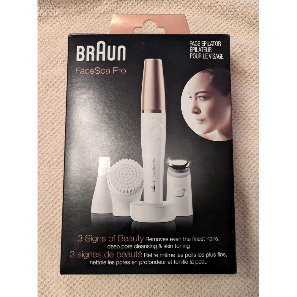 New Braun Face Epilator FaceSpa Pro Facial Hair Removal Device Epilator